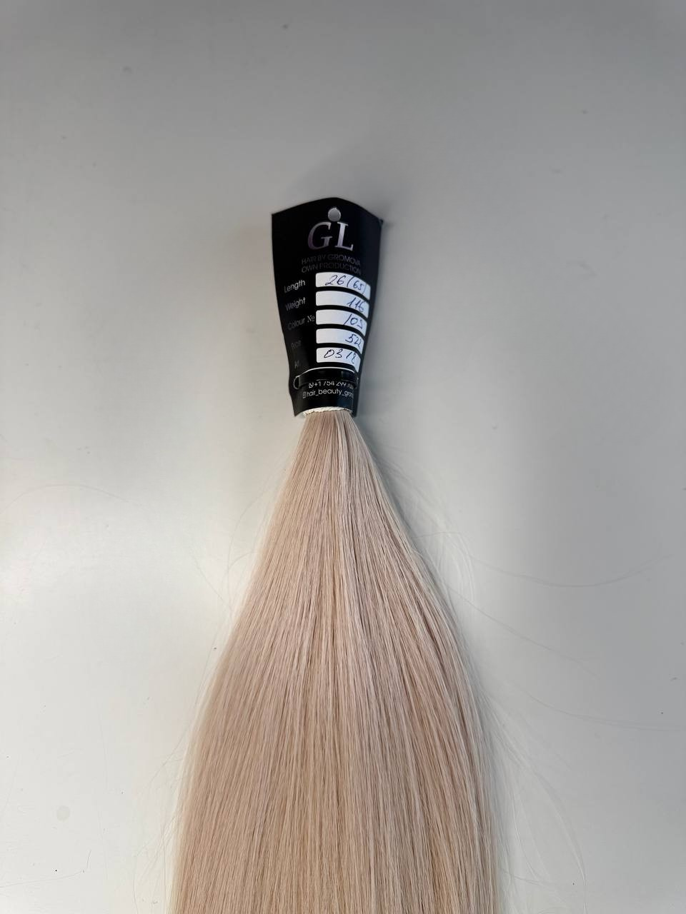 Blonde hair | Length 26 inch | 65 cm | 116 gram