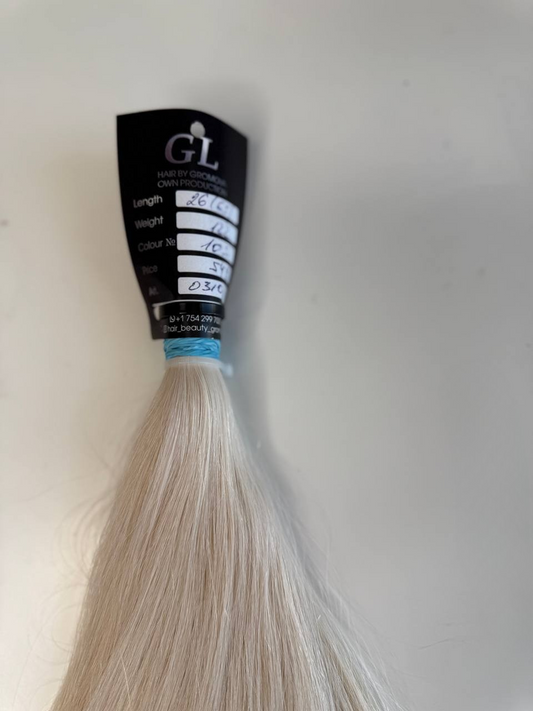 Blonde hair | Length 26 inch | 69 cm  | 122 gram