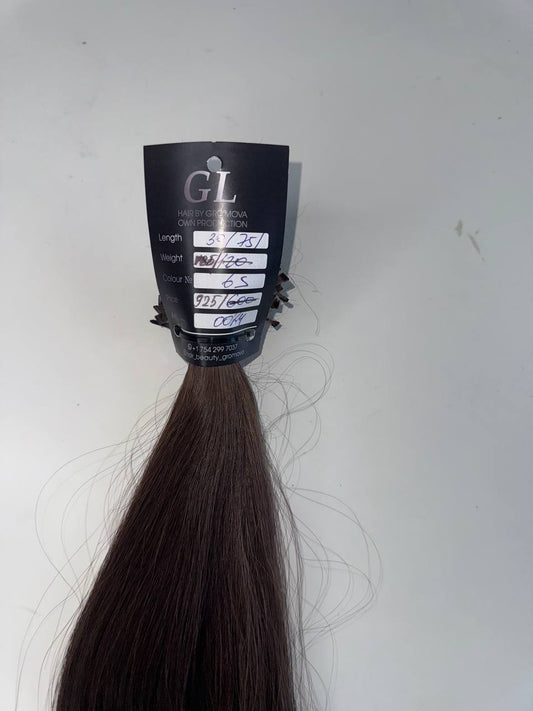 Dark brown hair | Length 30 inch | 75 cm  | 185 gram