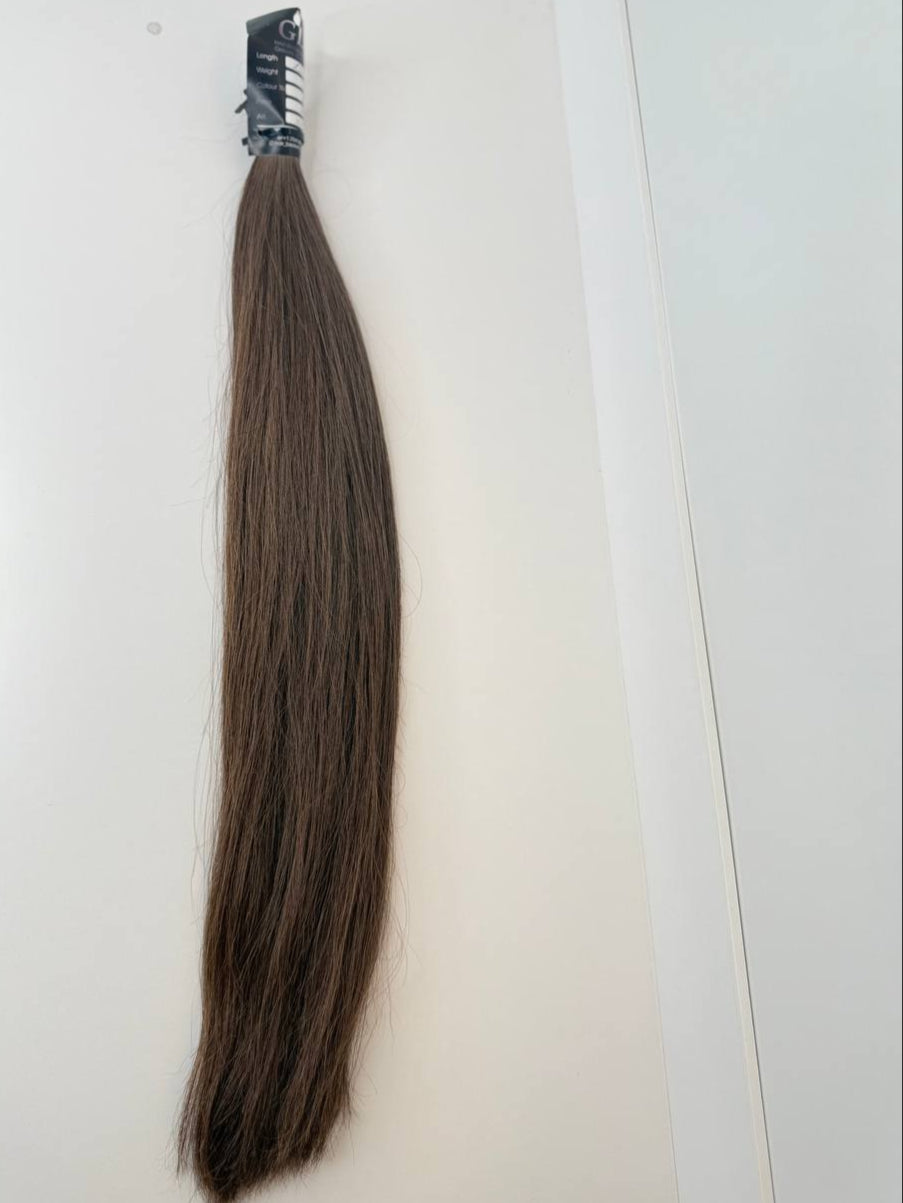 brown hair | Length 23 inch | 60 cm  | 123 gram