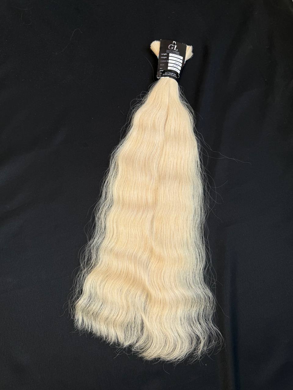 Blonde hair | Length 25 inch | 65 cm  | 155 gram