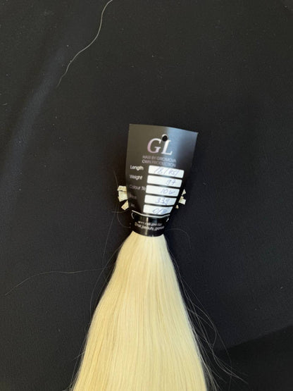 Blonde hair | Length 18 inch | 45 cm  | 97 gram