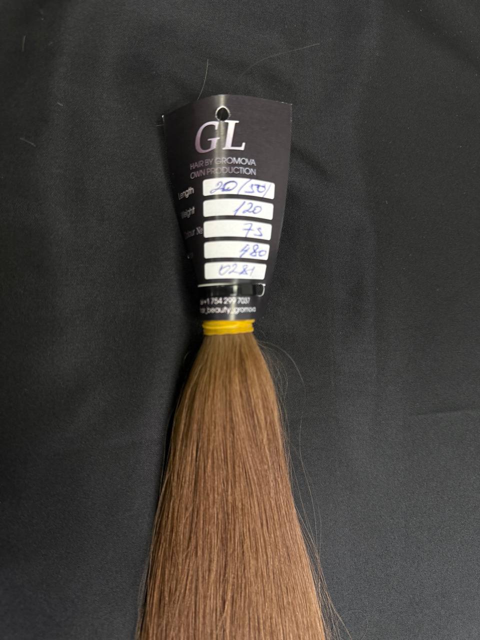Light brown hair | Length 20 inch | 50 cm  | 120 gram
