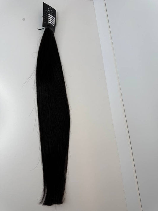 Dark brown hair | Length 24 inch | 60 cm  | 113 gram