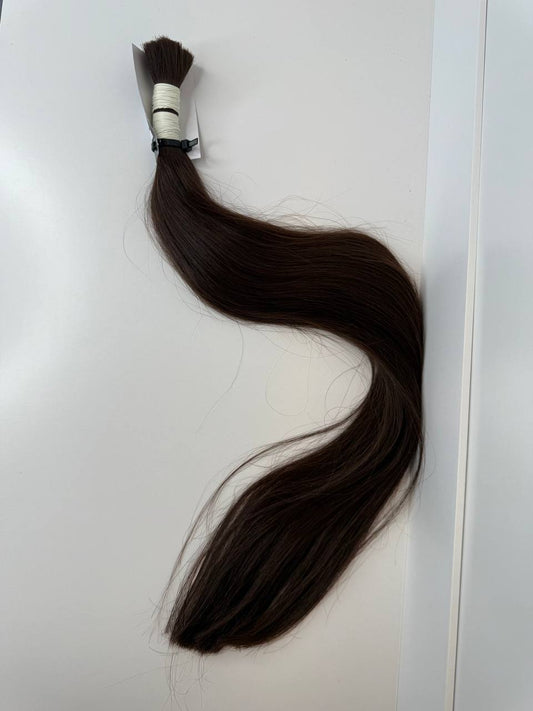 Dark brown hair | Length 26 inch | 65 cm  | 134 gram