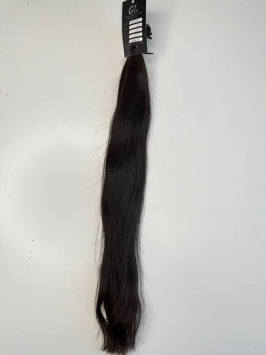 Dark brown hair | Length 20 inch | 50 cm  | 63 gram