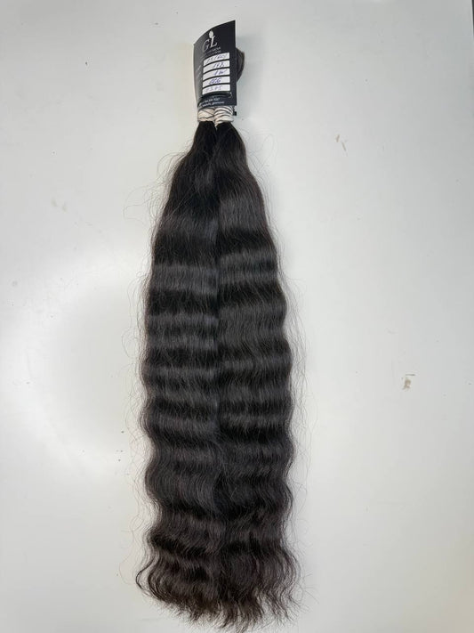 Dark brown hair | Length 23 inch | 60 cm  | 148 gram
