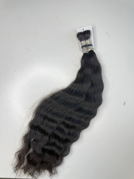 Dark brown hair | Length 23 inch | 60 cm  | 148 gram