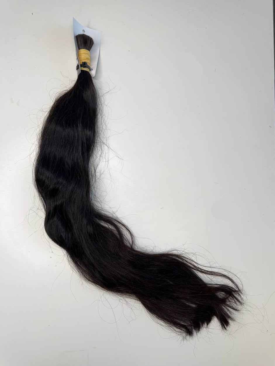 Dark brown hair | Length 25 inch | 65 cm  | 117 gram