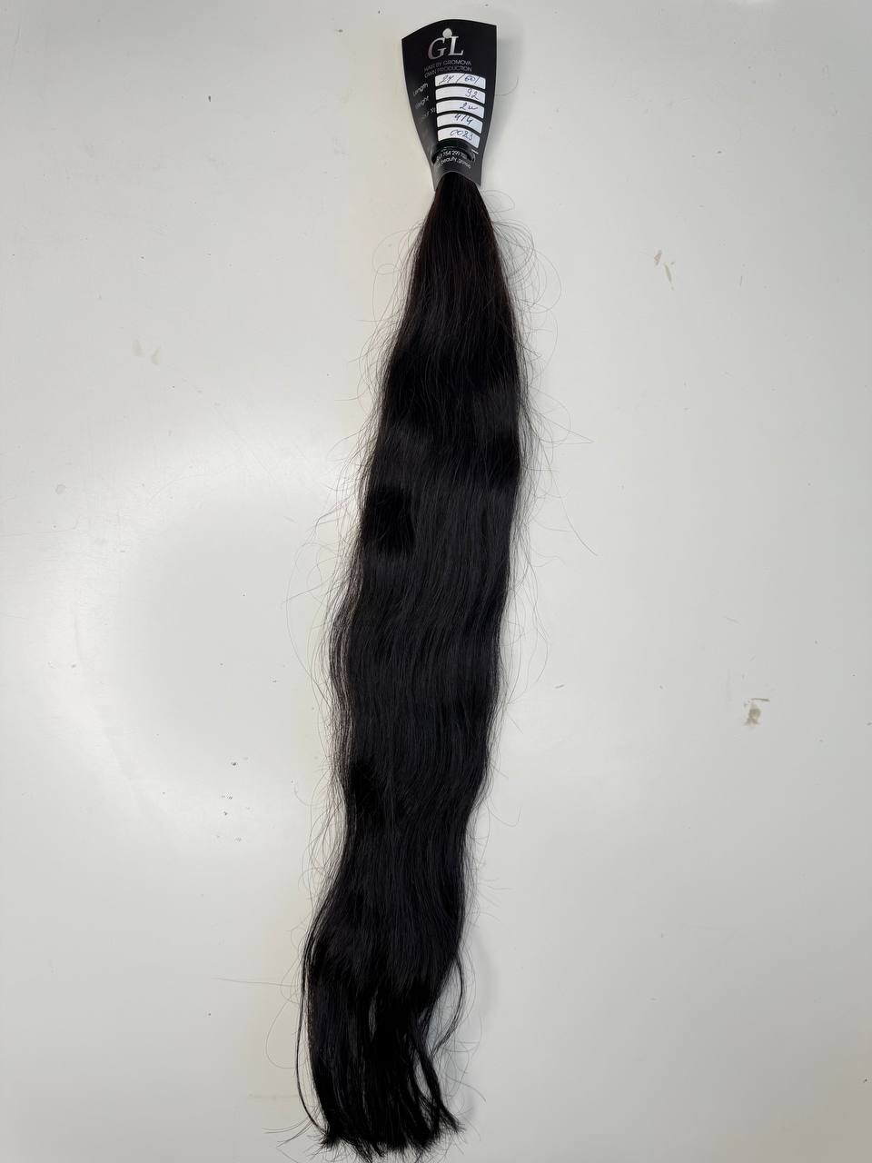 Dark brown hair | Length 24 inch | 60 cm  | 92 gram