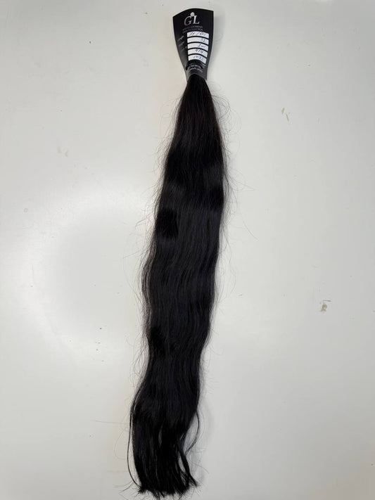 Dark brown hair | Length 24 inch | 60 cm  | 92 gram